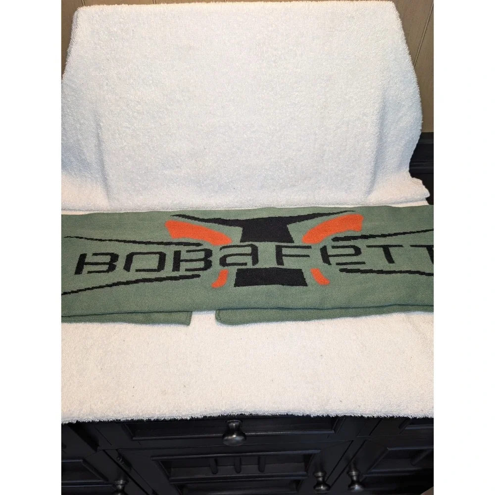 Boba Fett Mandalorian Adult Scarf Green‎ Star Wars 48